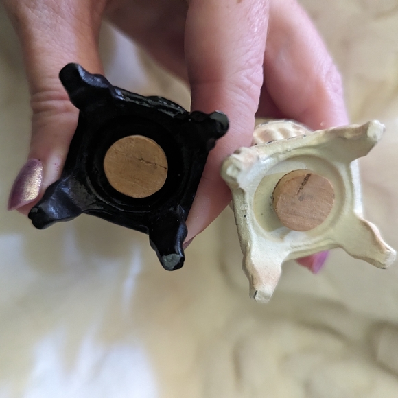 Iron Vintage salt and pepper shakers stoves - Picture 3 of 4